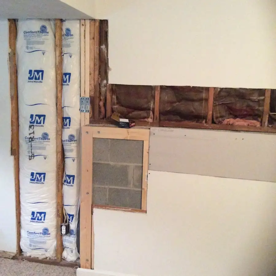 Wall insulation replacement during Contents Cleaning & Restoration in Mamakating